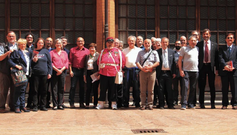 Foto di gruppo dei presenti al XXIV Congresso nazionale a Bologna il 12 maggio 2018