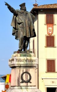 Il monumento a Garibaldi di Anghiari (Arezzo)