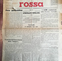 Il primo numero di Camicia Rossa del dopoguerra pubblicato il 19 maggio 1946