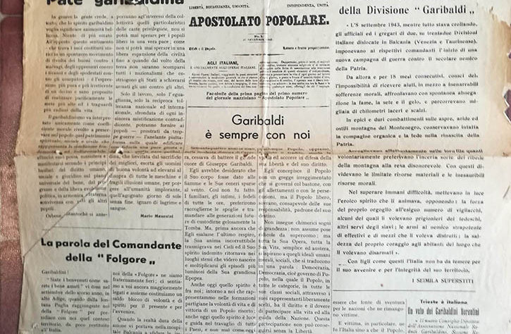 Il primo numero di Camicia Rossa del dopoguerra pubblicato il 19 maggio 1946