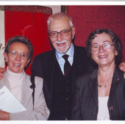 Elena e Arturo Colombo con Annita Garibaldi