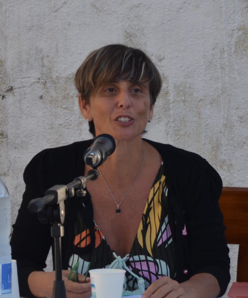 La prof.ssa Federica Falchi al convegno di Caprera