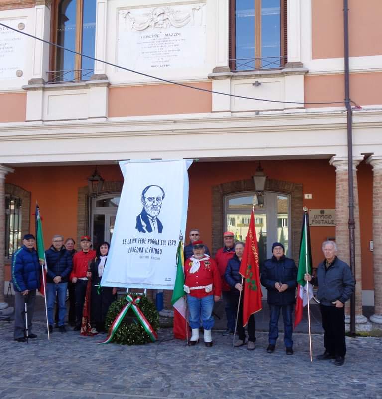 Il 150° anniversario della morte di Giuseppe Mazzini è stato ricordato a Cesenatico