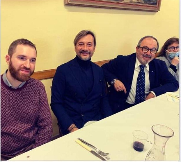 Ravenna, 27 novembre 2021 - Al pranzo conviviale che ha preceduto l’assemblea della Federazione Emilia-Romagna: Andrea Spicciarelli, Filippo Raffi, Eugenio Fusignani