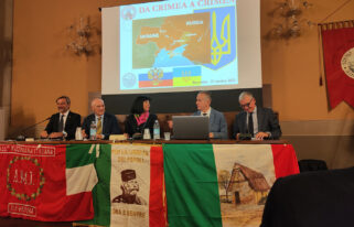 Ravenna - Il tavolo dei relatori alla conferenza “Da Crimea a Crimea”